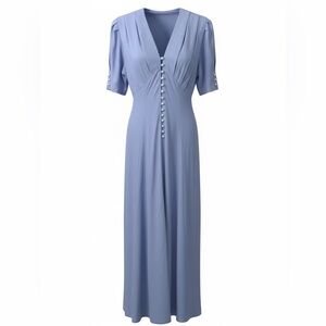 Vintage Pearl Button Dress